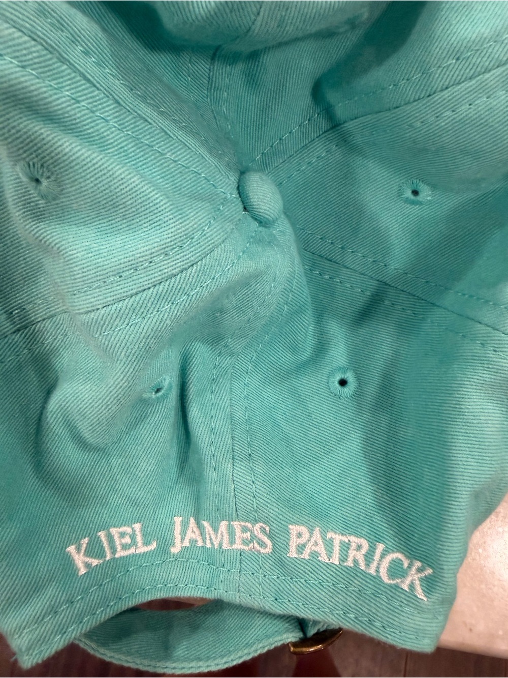 Kiel James Patrick Turquoise 'Rosé All Day' Embroidered Baseball Cap - Picture 2 of 3